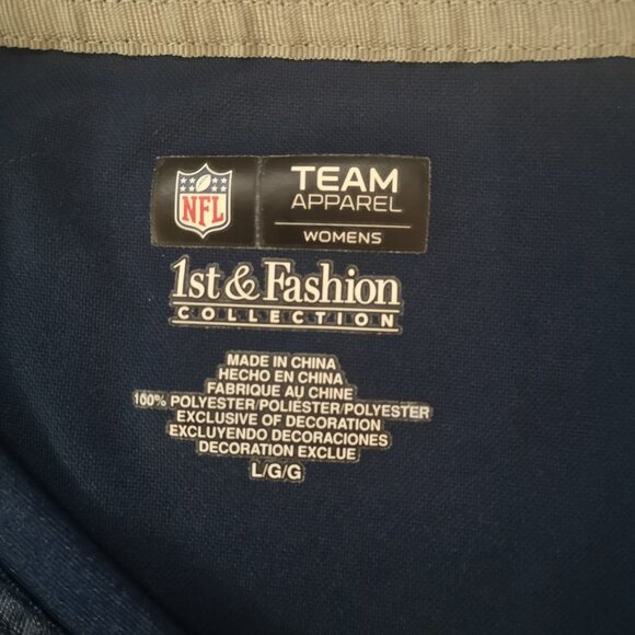 NFL Team Apparel New England Patriots Ladies size Large Jersey/T-shirt - Picture 4 of 6